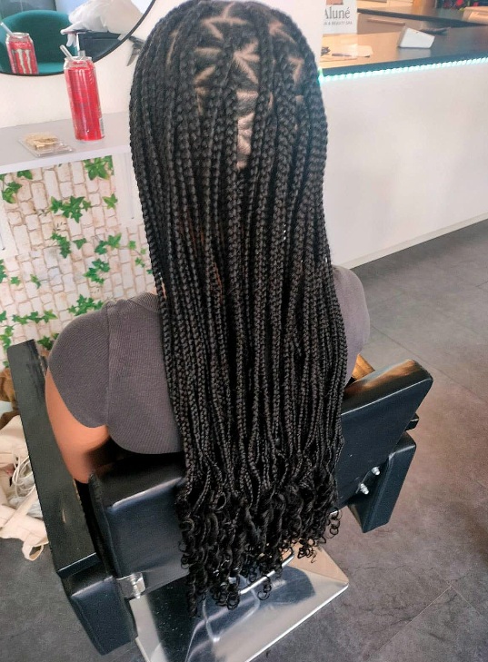 Guld cornrows